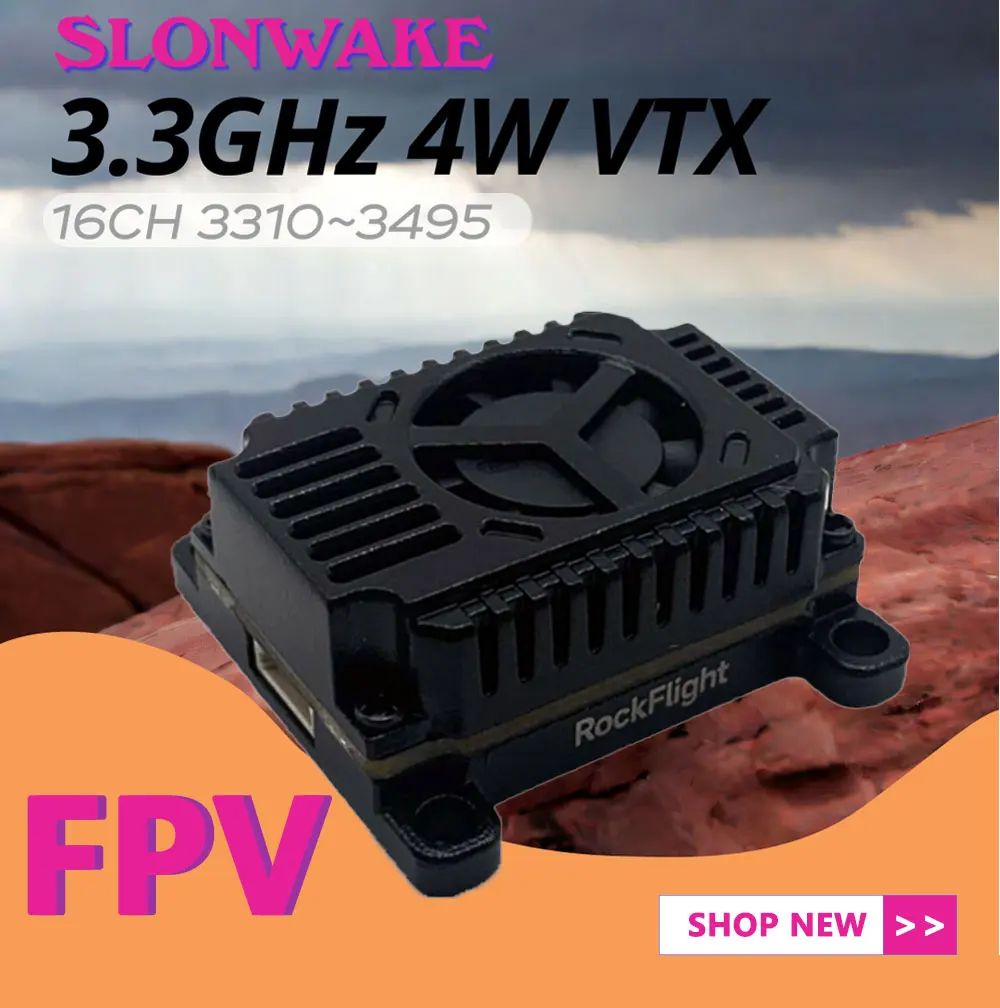 SLONWAKE FPV 3.3G 16CH 4000mW  - Drone Rc Toy review and price