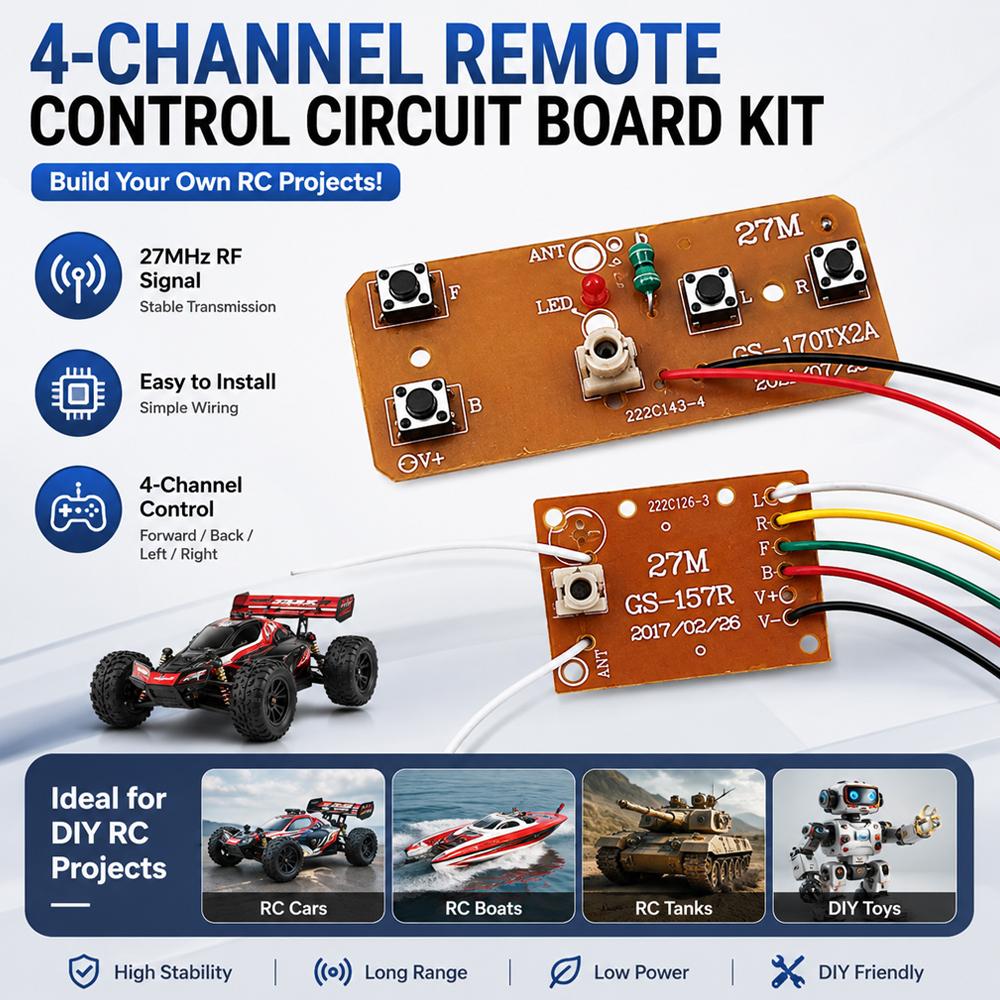 27MHz Remote Control Kit 4CH W - Joystick Rc Drone review and price