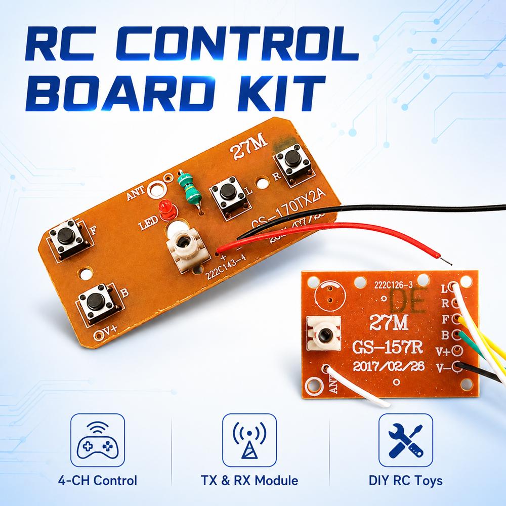 4CH RC Remote Control Circuit  - Joystick Rc Drone review and price