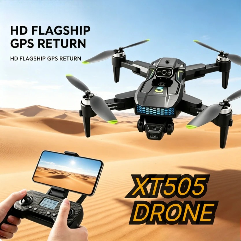 Original XT505 Foldable GPS Dr - Xt505 Rc Drone review and price