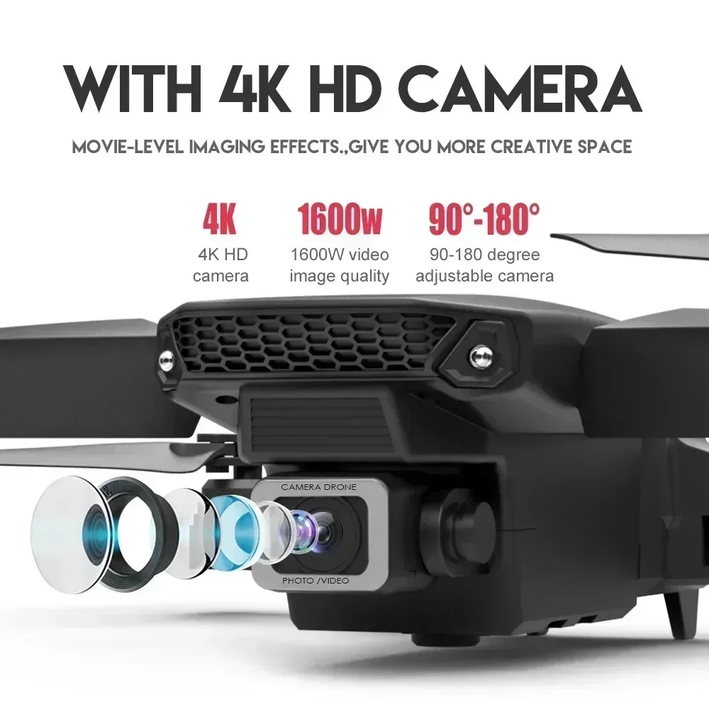 E88 Pro WIFI FPV Drone Wide An - Drone Rc Plegable review and price