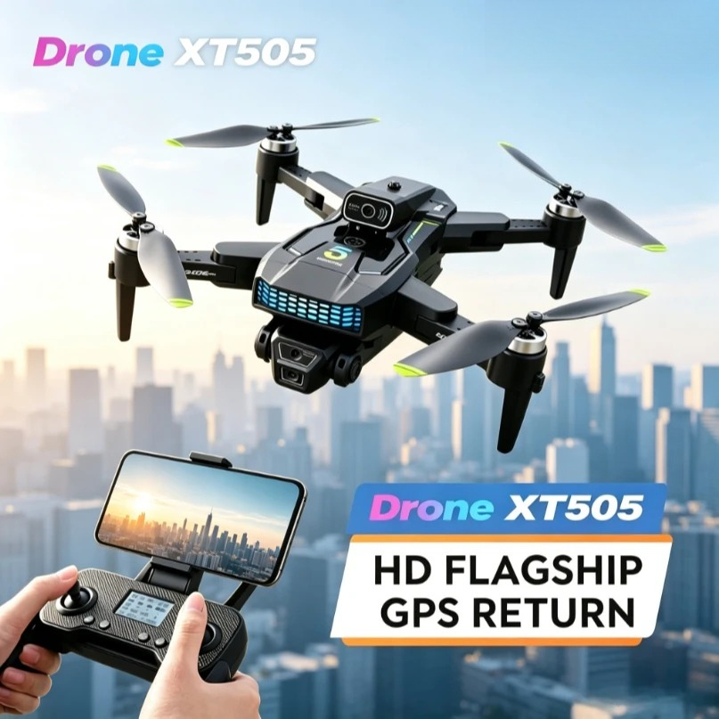 Original XT505 Foldable GPS Dr - Xt505 Rc Drone review and price