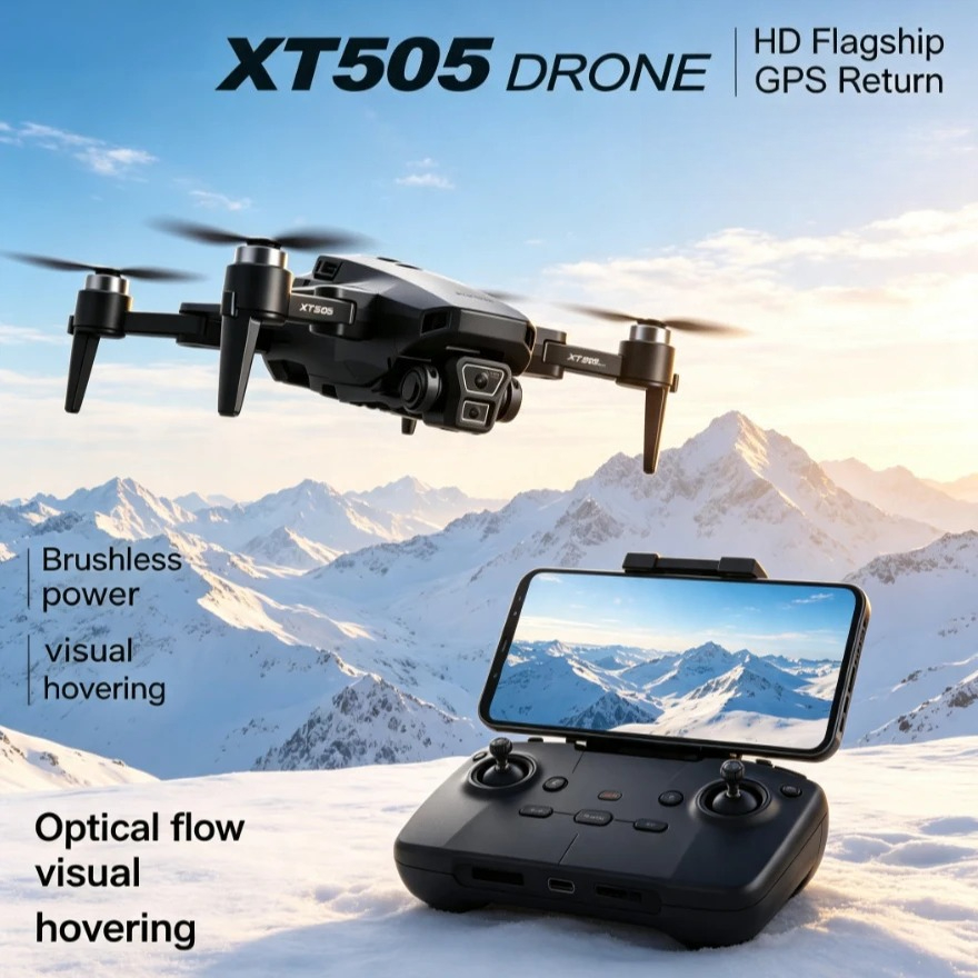 Original XT505 GPS Foldable Dr - Xt505 Rc Drone review and price