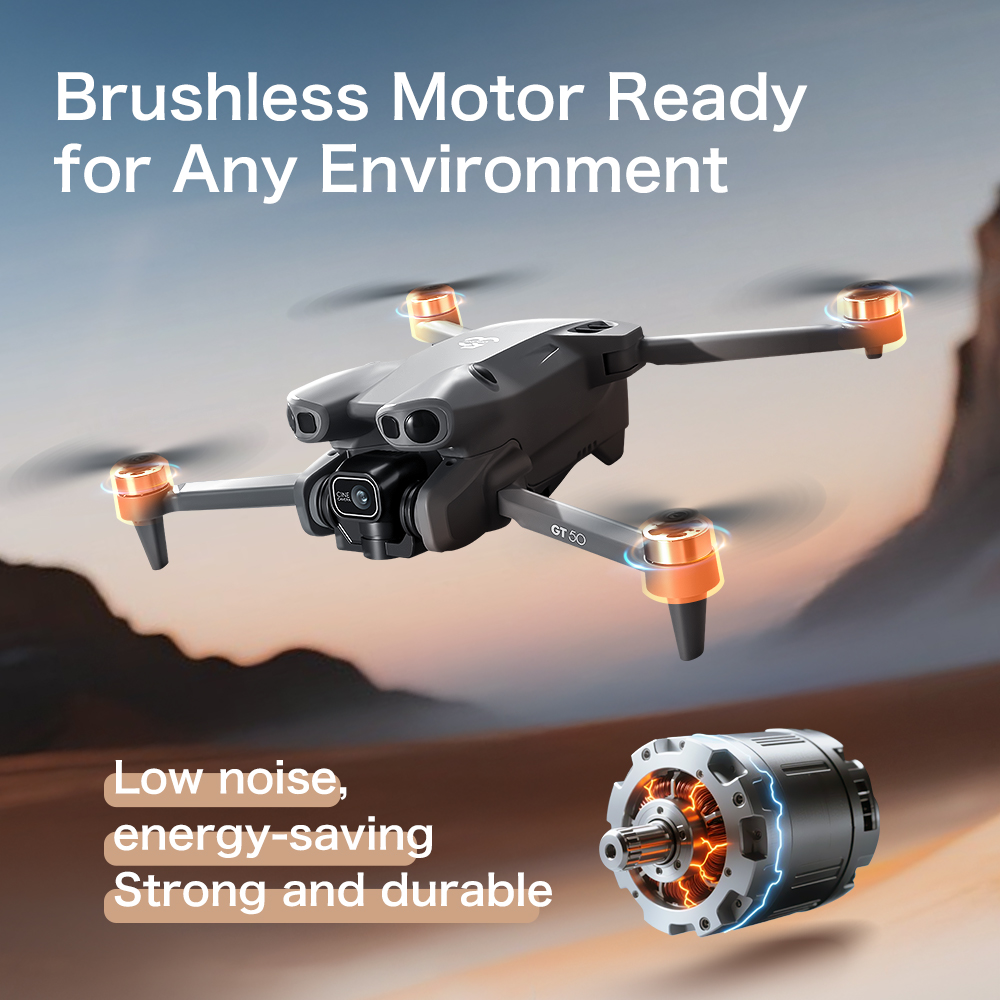 Brand+ GT50 Pro RC Drone 8K HD - Drone Rc Gt50 review and price