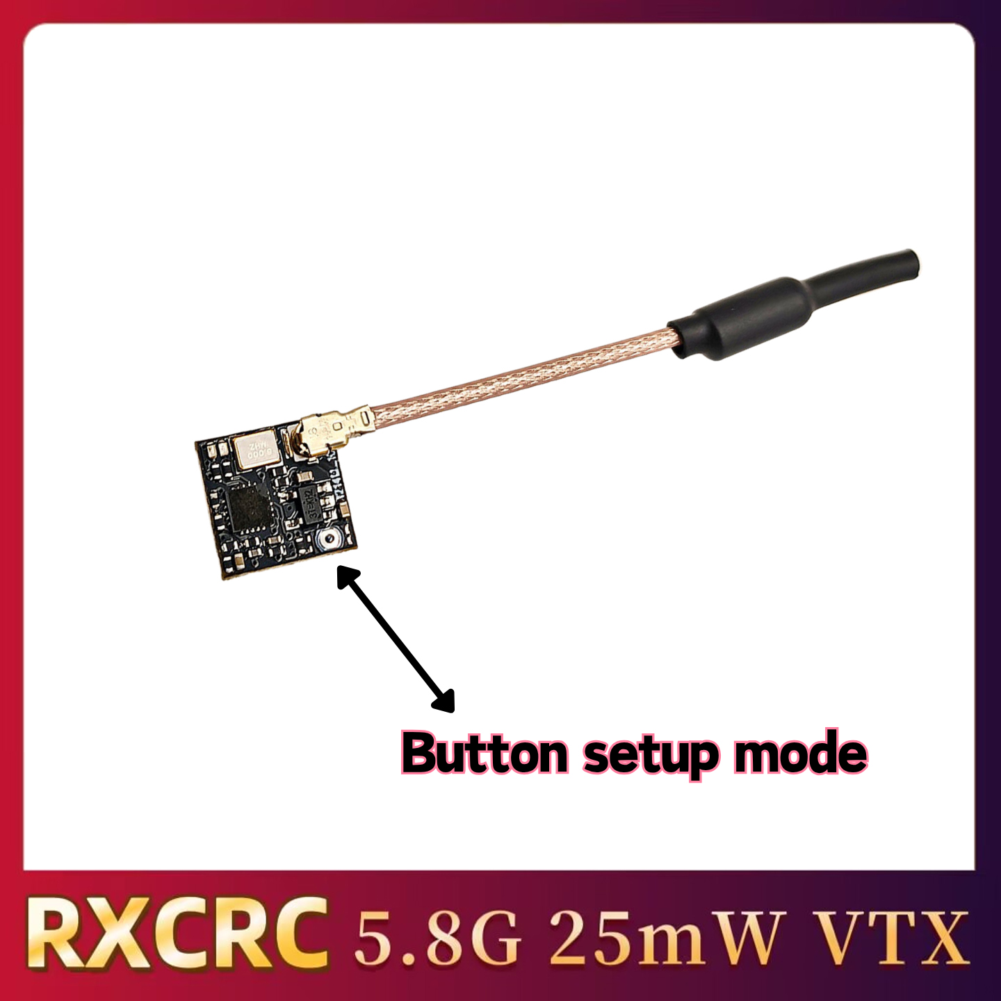 RXCRC 5.8GHz 48CH FPV 25mW Ana - Drone Rc1 review and price