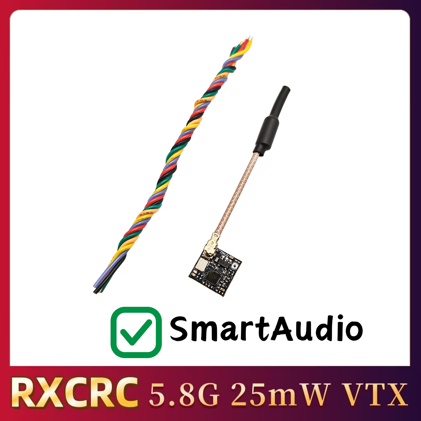 RXCRC 5.8GHz 48CH FPV 25mW Ana - Drone Rc1 review and price