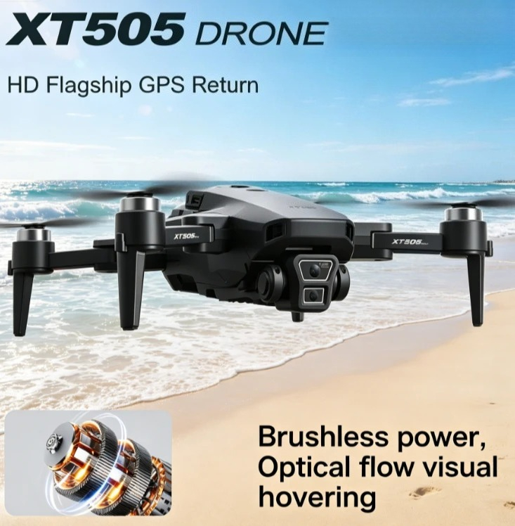 Original XT505 Foldable GPS Dr - Xt505 Rc Drone review and price