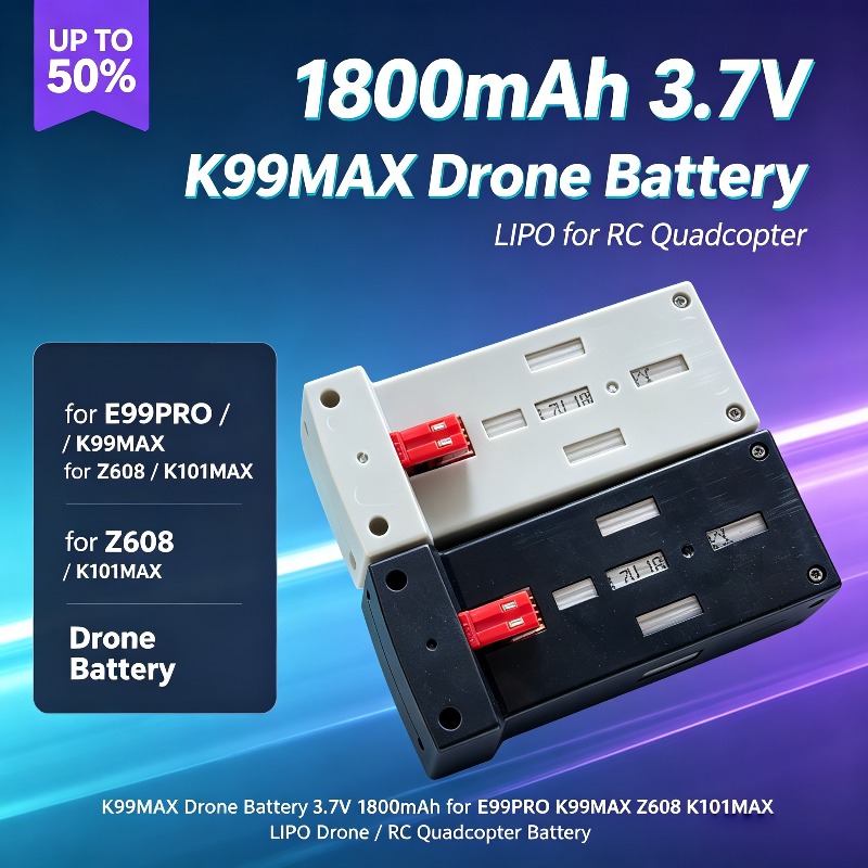 K99MAX Drone Battery 3.7V 1800 - Drone Rc E99 Pro review and price