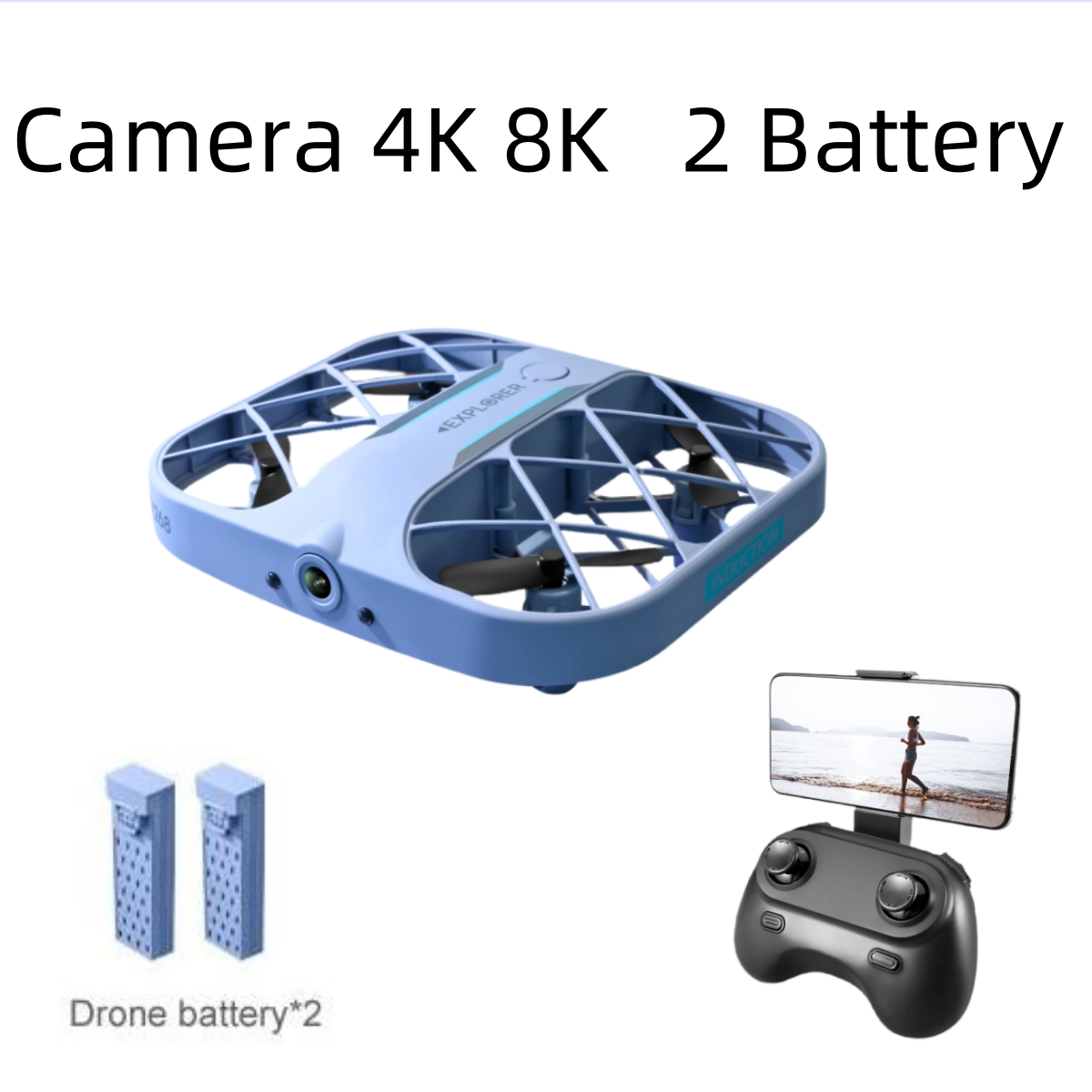 JJRC H107 FPV RC Drone with 2  - Drone Rc Plegable review and price