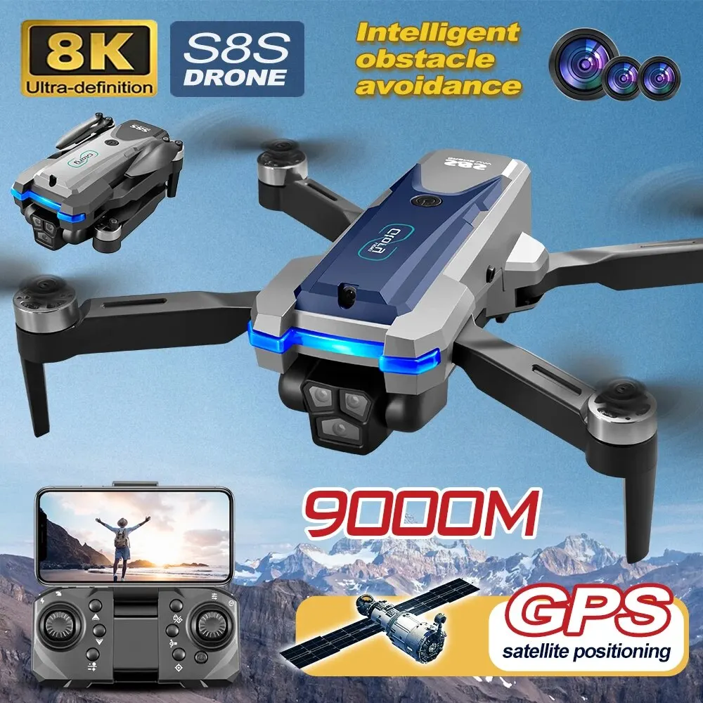 S8S GPS Drone 5G Wifi 8K HD Du - Drone Rc Plegable review and price